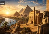 كم عمر الحضارة المصرية القديمة مع الأهرامات ونهر النيل والمعابد الفرعونية.